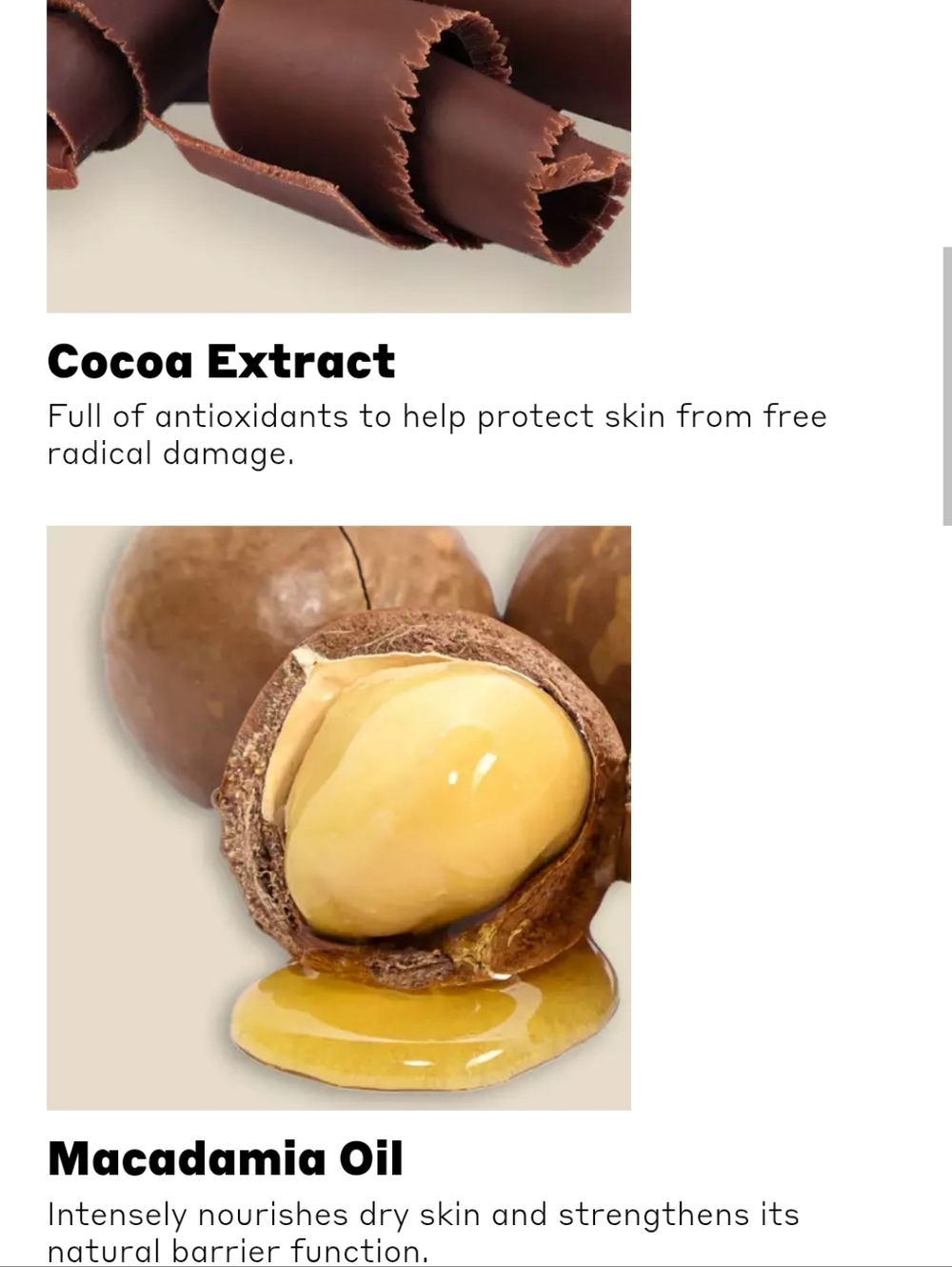 Volition Chocolate Macadamia Hydrating Mask - Picture 3 of 5